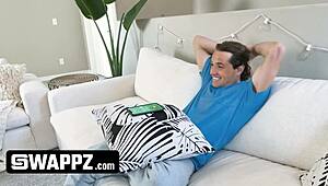 Amazing Cougars Kiki Daire and Natasha Nice Surprise Stepsons with Wild Fuck!