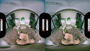 dani jensen as poison ivy gets fucked doggystyle in vrcosplayx reality scene.