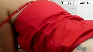 ลูกเลี้ยงยัดน้ำควยแตกตูด แม่เลียทำความสะอาดควยใหญ่