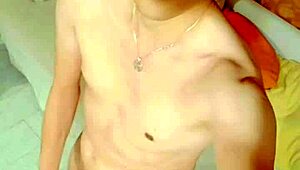 masturbating with my new hat, feels so good on my skinny cock