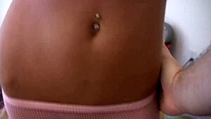 i watch jenny welch lap dance in pantyhose as bf rips them