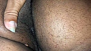 I'm caressing her pussy and lil ass so gently