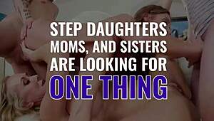 Beautiful Riley Reid and Melissa Moore ride their stepdads to explosive finishes