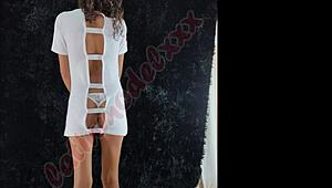 sexy latina nurse shows pussy and ass in photoshoot 😘