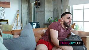 bratty latina teen camila cortez bangs stepbrother while parents are out