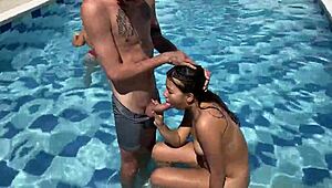 I Milk Her Big Natural Tits For My Stepsister's Girlfriend