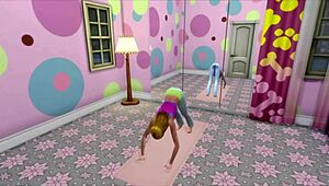 Group fucking wife in 3 some and 4 some, no daughter involved.