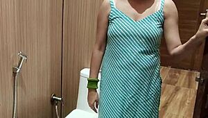 Indian bhabhi's steamy shower sex caught on hidden cam video