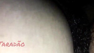 Old whore in lingerie gets milk in her ass