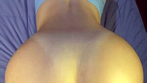 she used my dick to fuck herself with her young ass bent over