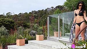 Milf Rips Clothes Naked With Small Tits Amazing Outdoor Ass Striptease