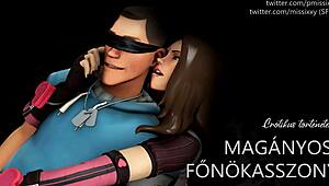 lonely widow shares erotic audio in hungarian