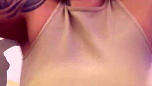 wet shirt reveals tits at gym