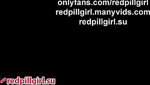 Blonde Babe Fucked Doggystyle in Stockings on Balcony - Redpillgirl