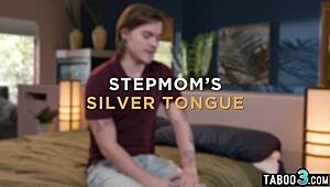 Curious milf stepmom Penny Barber guides stepson and teen girlfriend in roleplay