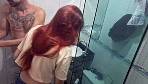 Stepsister Enters Bathroom With Me