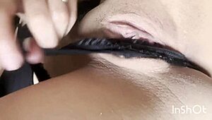 Latina Beauty Can't Stop Squirting With Dildo Play