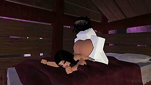 lightskin bitch gets fucked after begging for dick