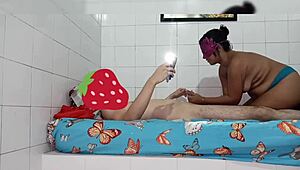 Friend Swallows Big Cock On Halloween Night