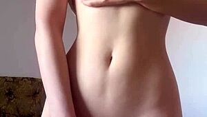 feeling the passion of super hot tiny teen maiskii masturbating