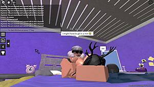 Rich slut got slammed hard by a Roblox fan in a wild session.