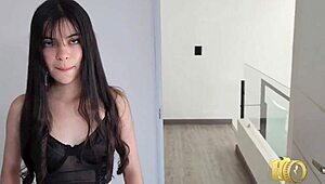 Real Estate Agent Laura IB Fucks Her First Client