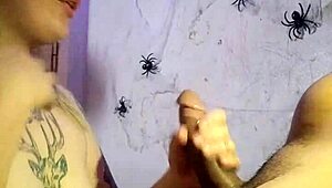 Halloween Elf Deepthroats Black Dick Sloppily