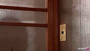 omg, caught japanese step-mom masturbatin, gave first blowjob uncensored jav