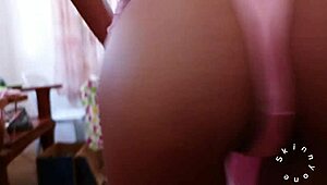 Annoying tiny 18+ cockroach covered in my cum!