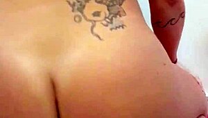 huge squirt floods room during tight pussy orgasm