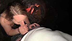 Creampie By The Campfire Public Sex