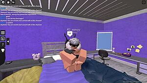 Rich slut got slammed hard by a Roblox fan in a wild session.