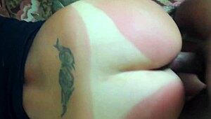 Milf's Tanned Ass Gets Drilled Hard In Anal