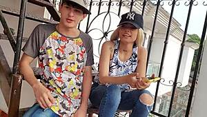 Posicion Del Murcielago With My Horny New Neighbor For Hard Sex!