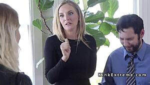 Extreme Couple Binds Housewife for Hardcore Play