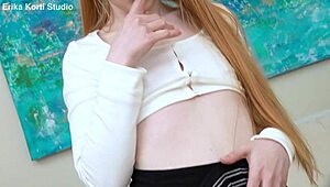 tiny aliska dark explores extreme fetish with three black guys