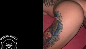 Cuckold films hotwife's interracial BBC encounter.