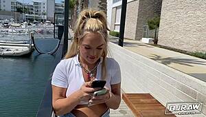 bjraw mimi monet gets painted white in pov action