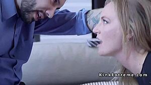 Extreme Couple Binds Housewife for Hardcore Play