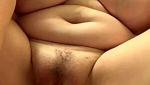 amateur milf with massive tits dildos her pussy, tries squirting but pees 😅