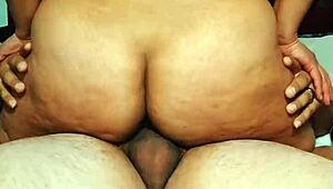 Hey, watch this wife ride cowgirl for orgasm and creampie! 😍