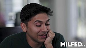 Hot Milf Teacher Gropes Student's Big Tits in Forbidden Fantasy!