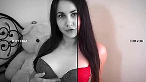 - Caught Her Co-Worker Masturbating And Lend Him A Hand