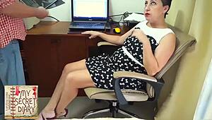 office domination with boss ripping clothes for juicy maid action