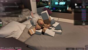 just chilling with my snow bunny, got intimate with a follower again, part 2