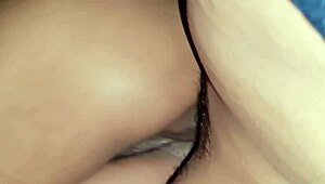 Inquilina Infiel Lets Me Enter Her Room to Check Her Tight Shaved Pussy