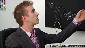 Kerry Louise teaches Danny D student handling