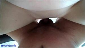 yo, my classmate lets me bang her and record cumming inside her pussy.