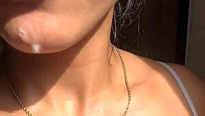 Big booty brunette meets her stepbrother for fun