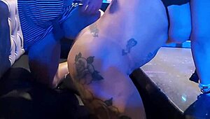 Latina Amateurs Creampie in Public Club